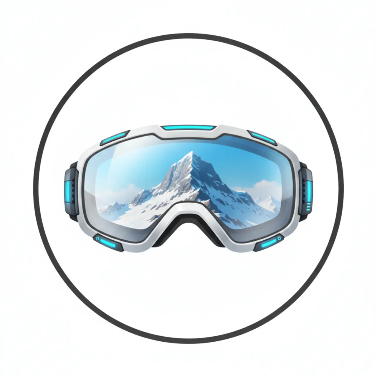 Schneebrille